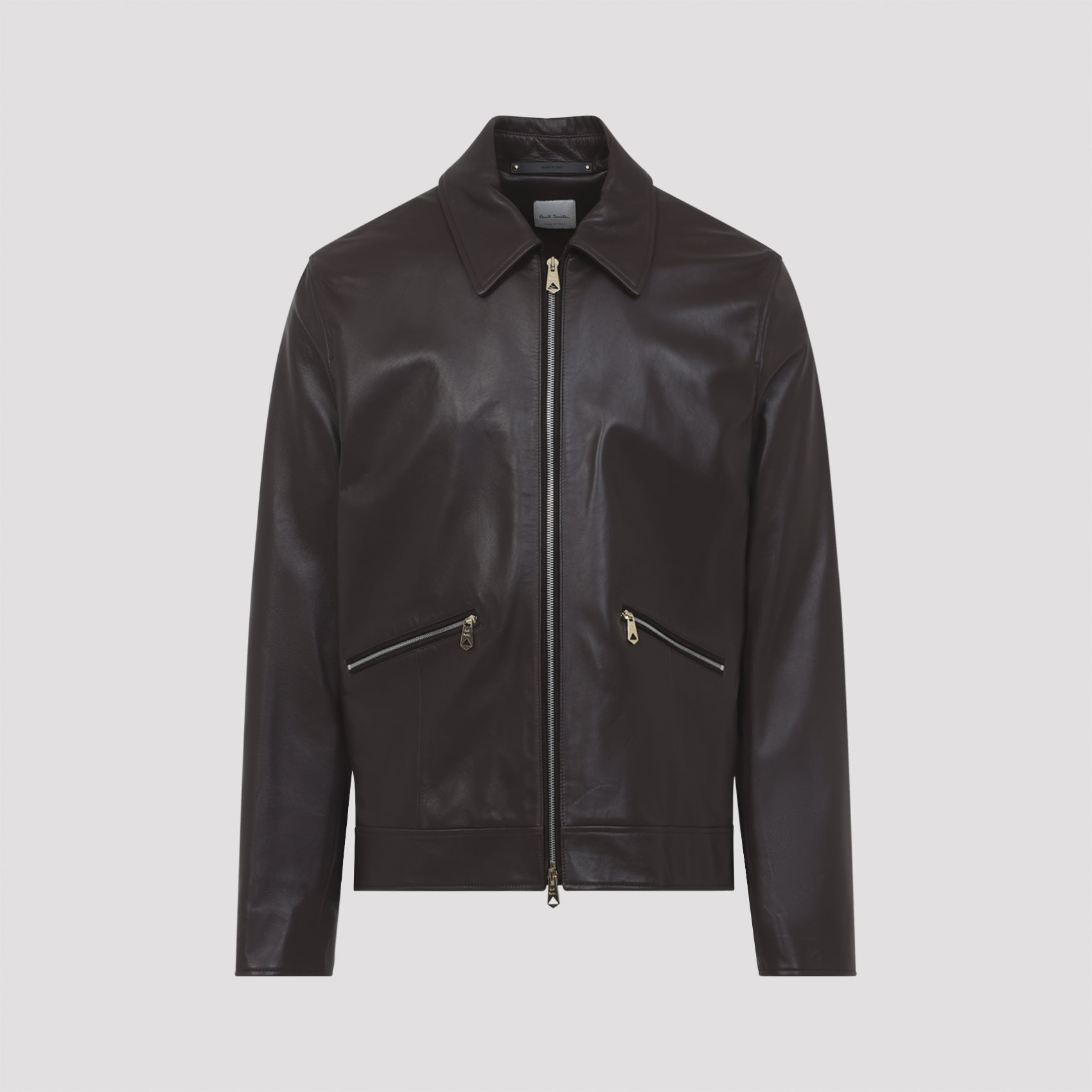 Regular Fit Jacket Brown Lamb Leather