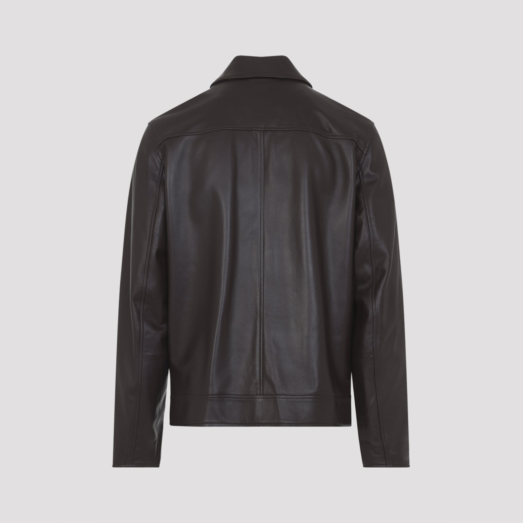Regular Fit Jacket Brown Lamb Leather