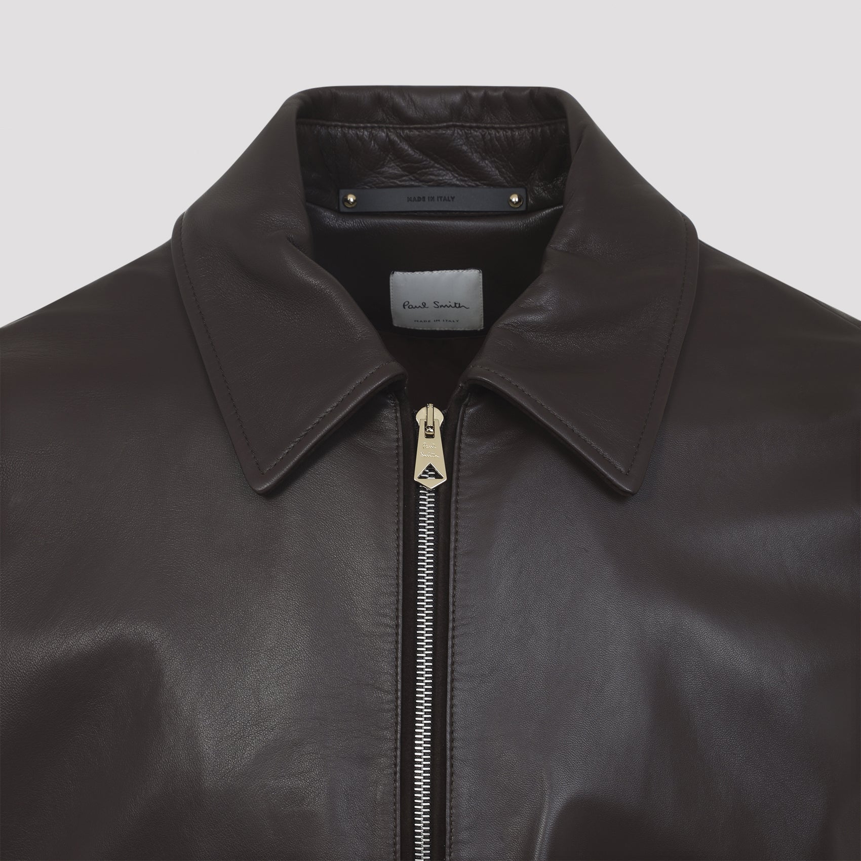 Regular Fit Jacket Brown Lamb Leather