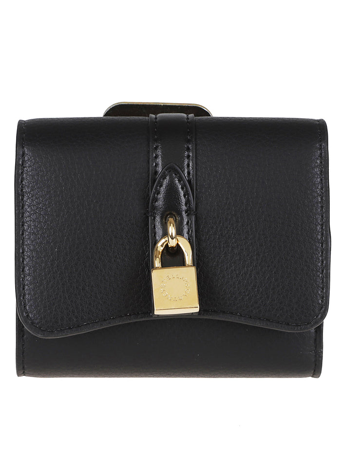 Stella Ryder Trifold Wallet Embossed Grainy Eco Alter Mat - Murraya + Vegea Black Polyamid Portafoglio
