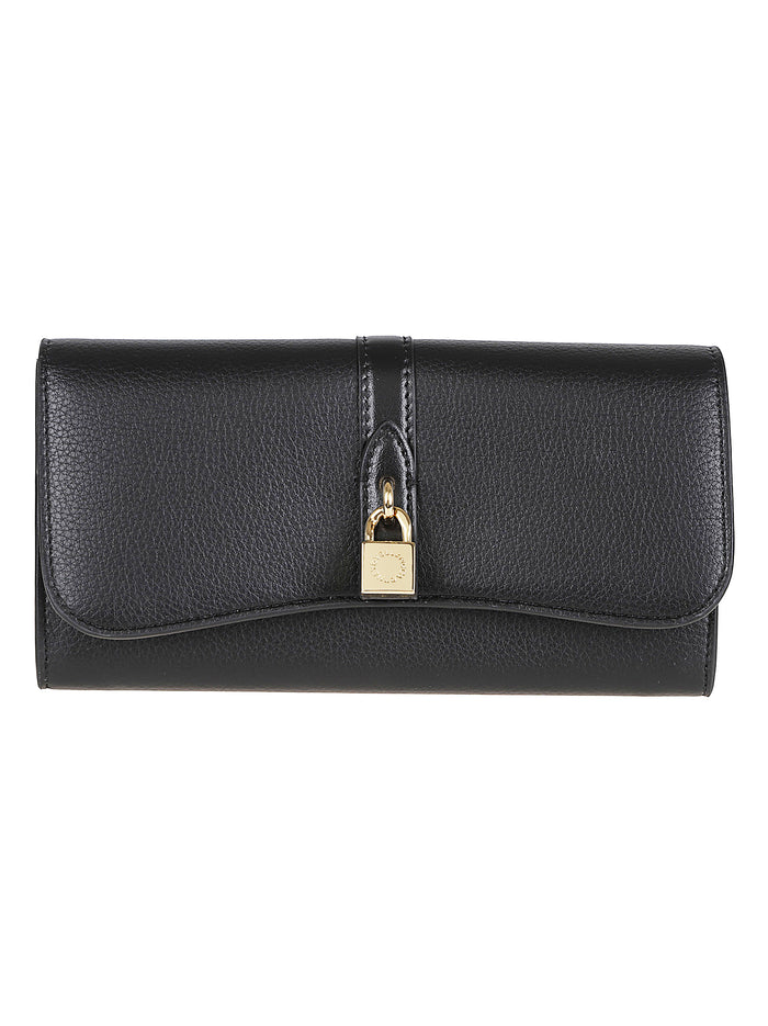 Stella Ryder Continental Wallet Embossed Grainy Eco Alter Mat - Murraya + Vegea Black Polyamid Portafoglio