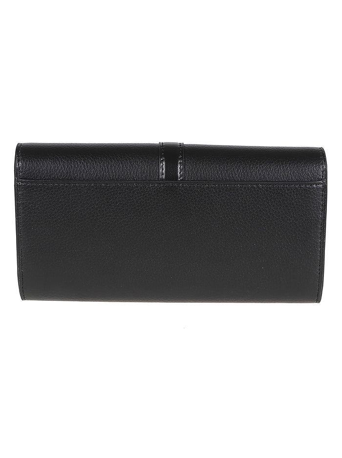 Stella Ryder Continental Wallet Embossed Grainy Eco Alter Mat - Murraya + Vegea Black Polyamid Portafoglio