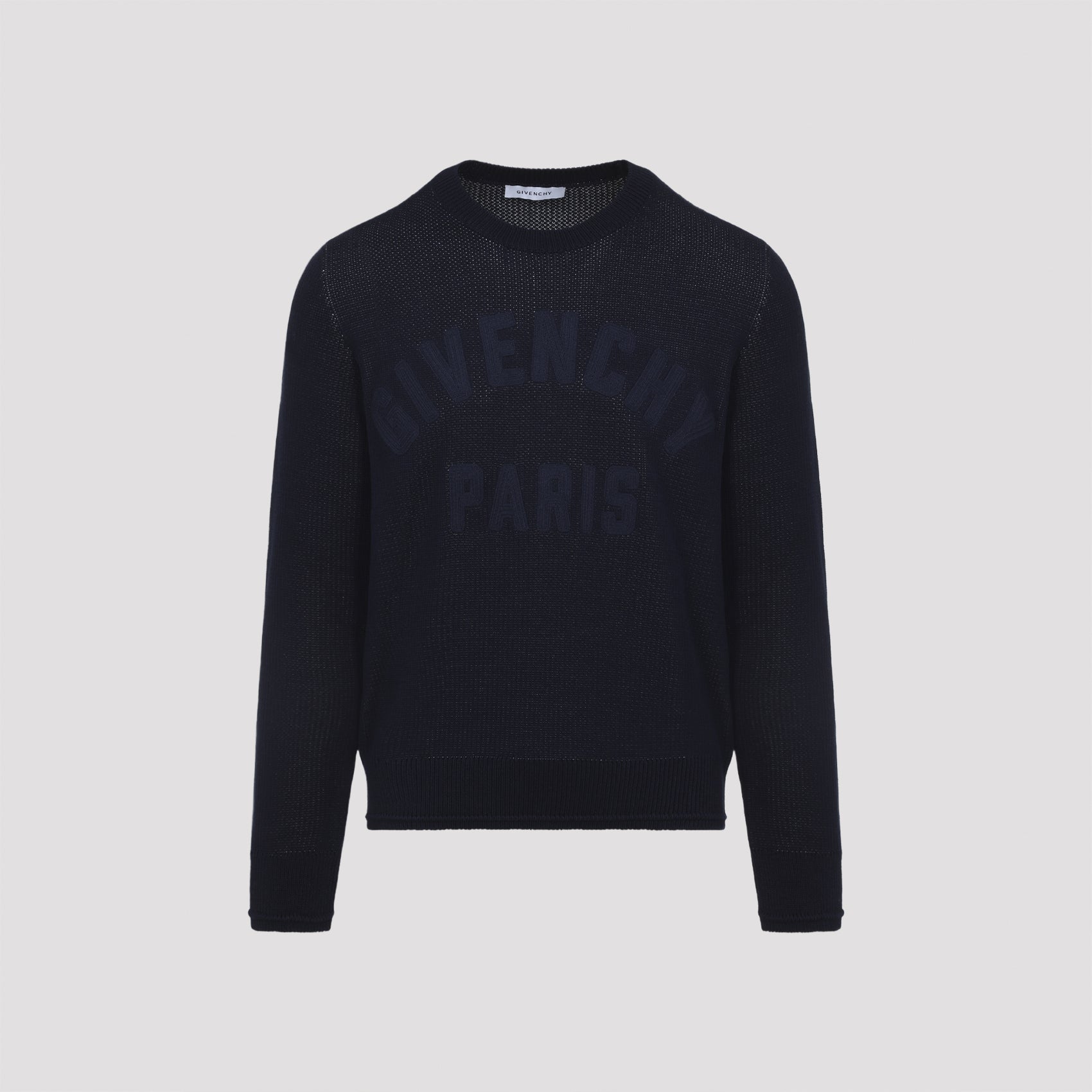 Cotton Pullover Blue Sweater