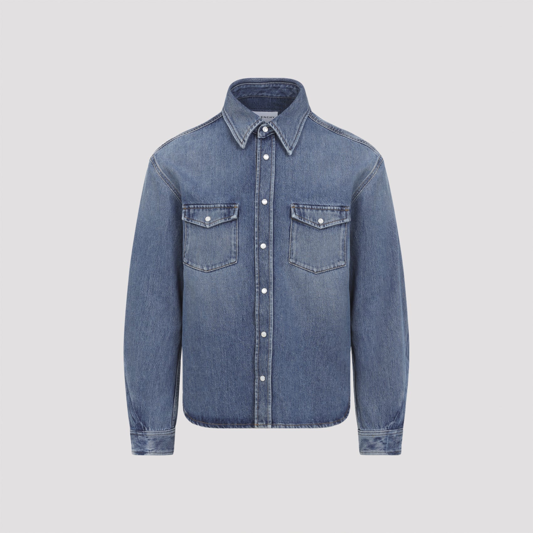 Classic Shirt Blue Cotton