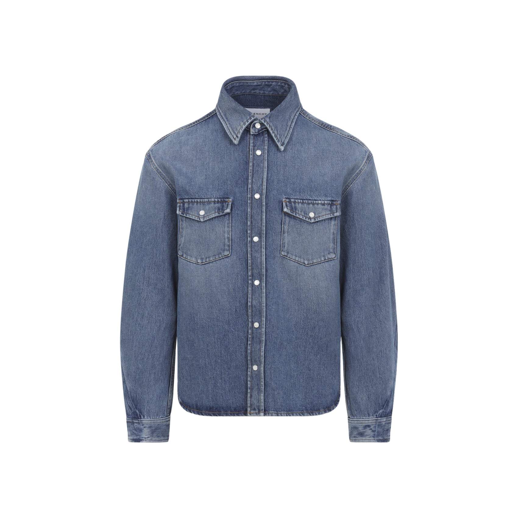 Classic Shirt Blue Cotton