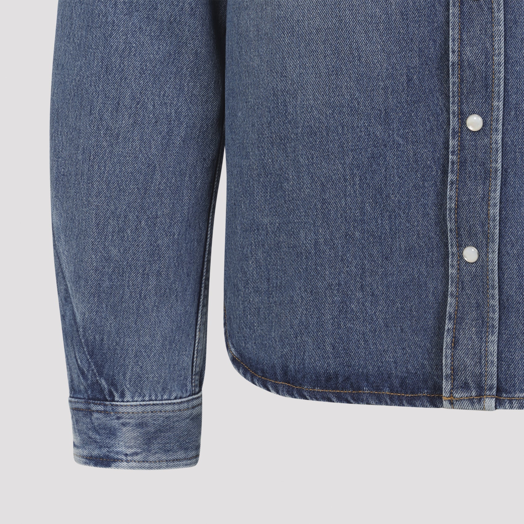 Classic Shirt Blue Cotton