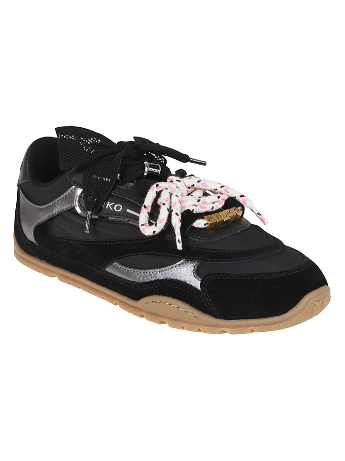 Yulia 01 - Sneaker Cow Suede-nylon Black Calzature