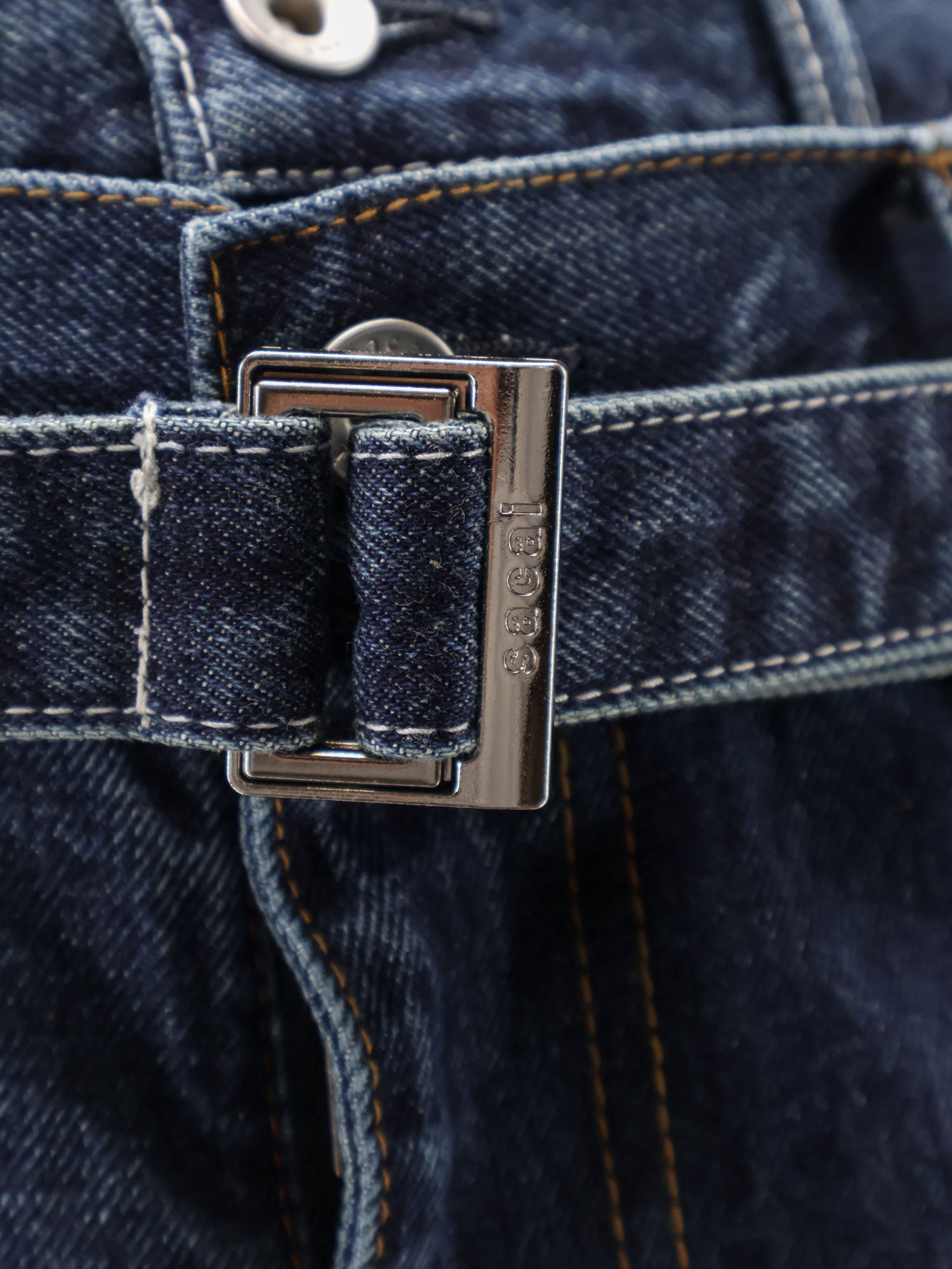 Sacai Jeans Blue Cotone