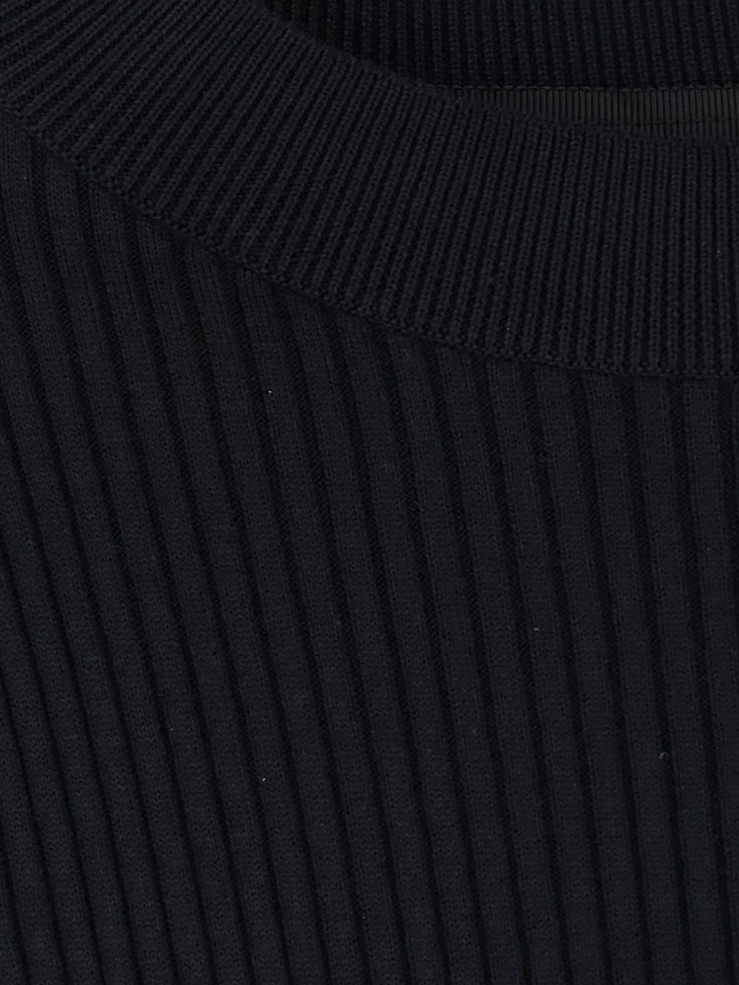Sacai Sweaters Black Cotone