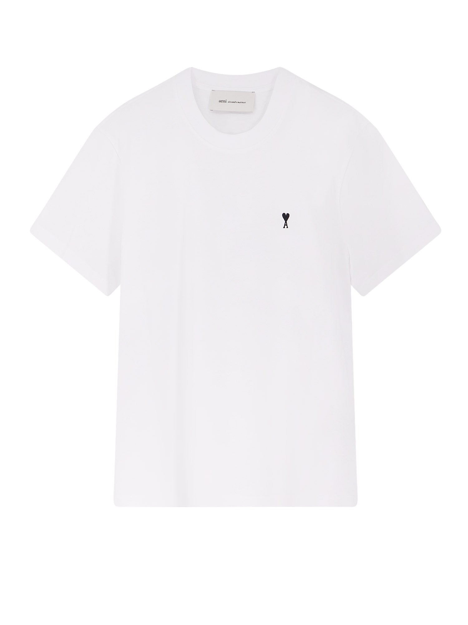 Ami Paris T-shirts and Polos White Cotone