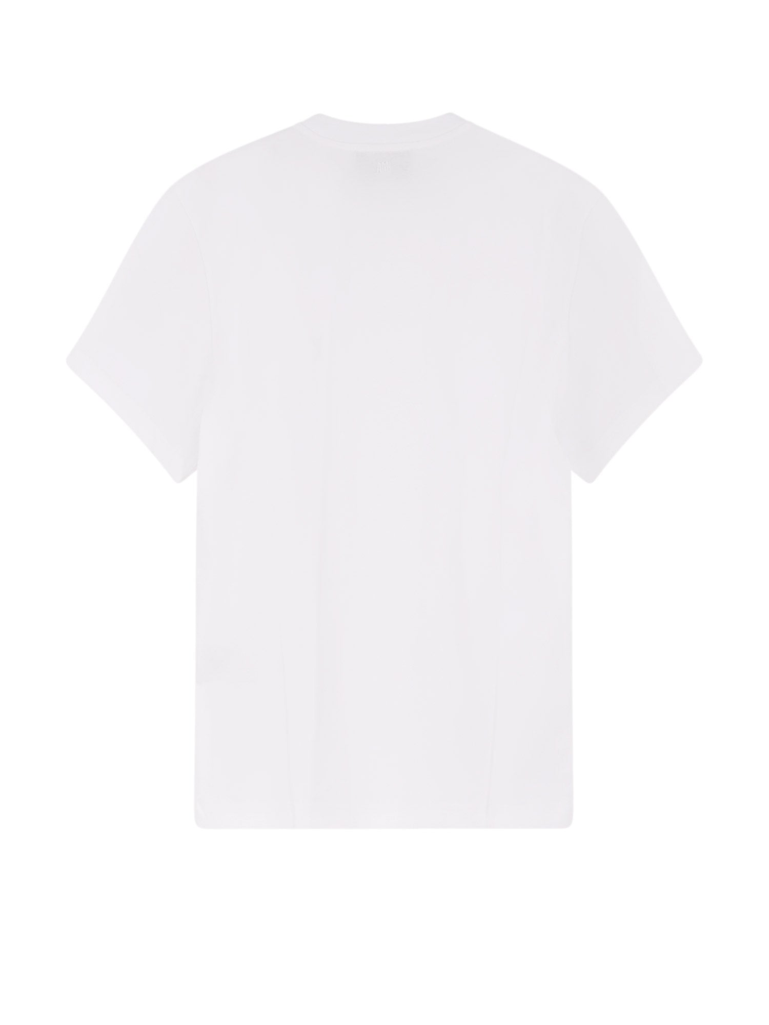 Ami Paris T-shirts and Polos White Cotone