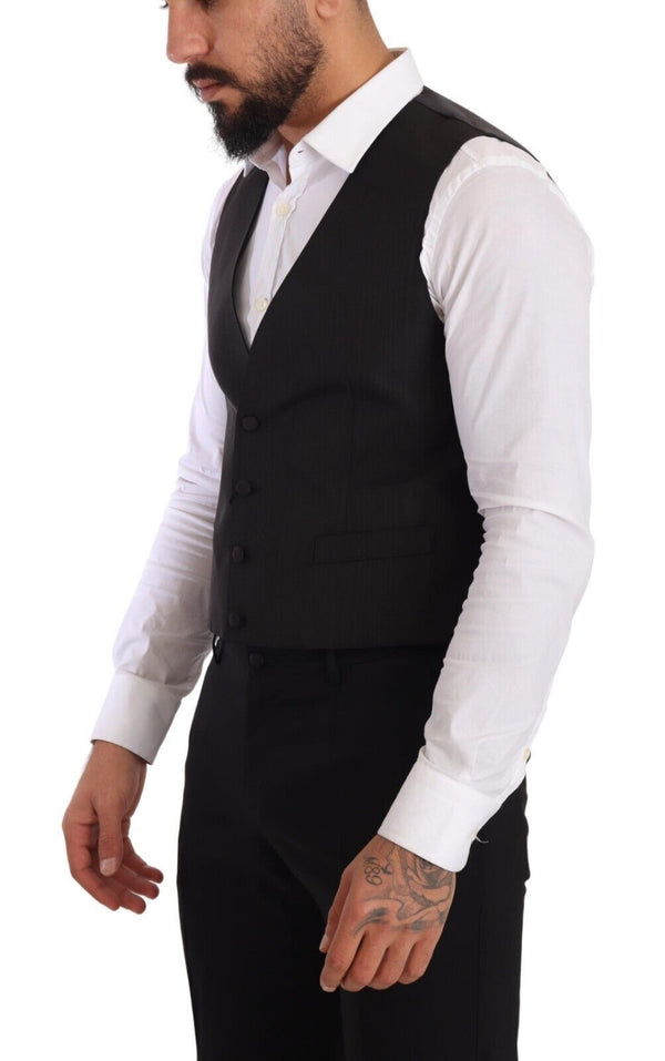 Dolce & Gabbana 100% Silk vest in gray