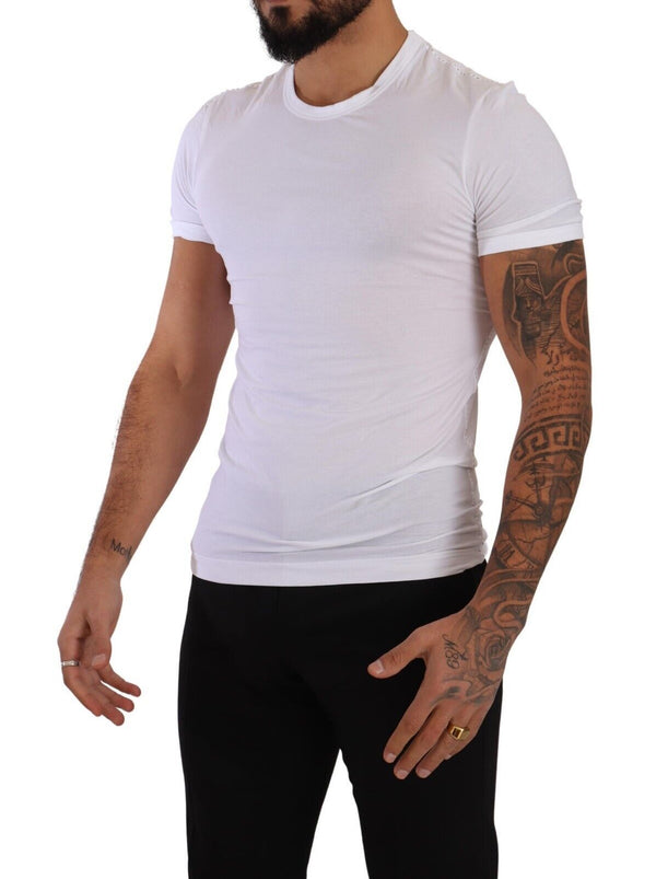 Dolce & Gabbana 90% Cotton t-shirt in white