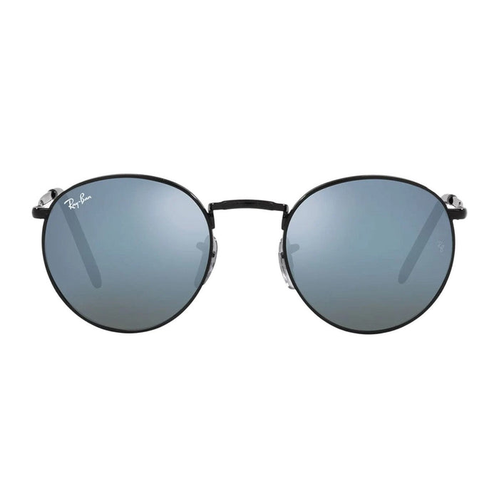 Ray-Ban New Round 3637 Black Metallo Sunglasses