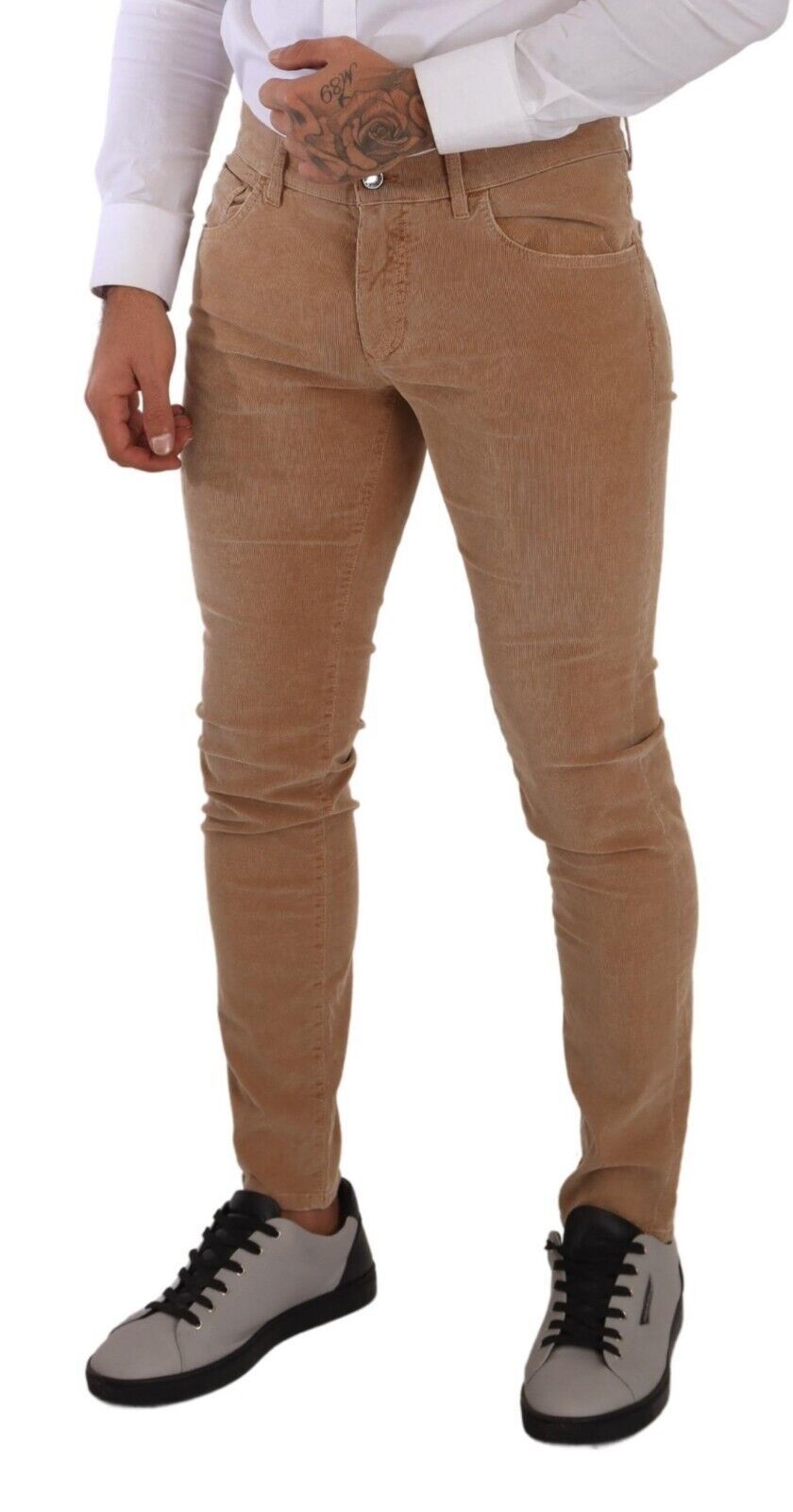 Dolce & Gabbana 75% Cotton jeans in brown