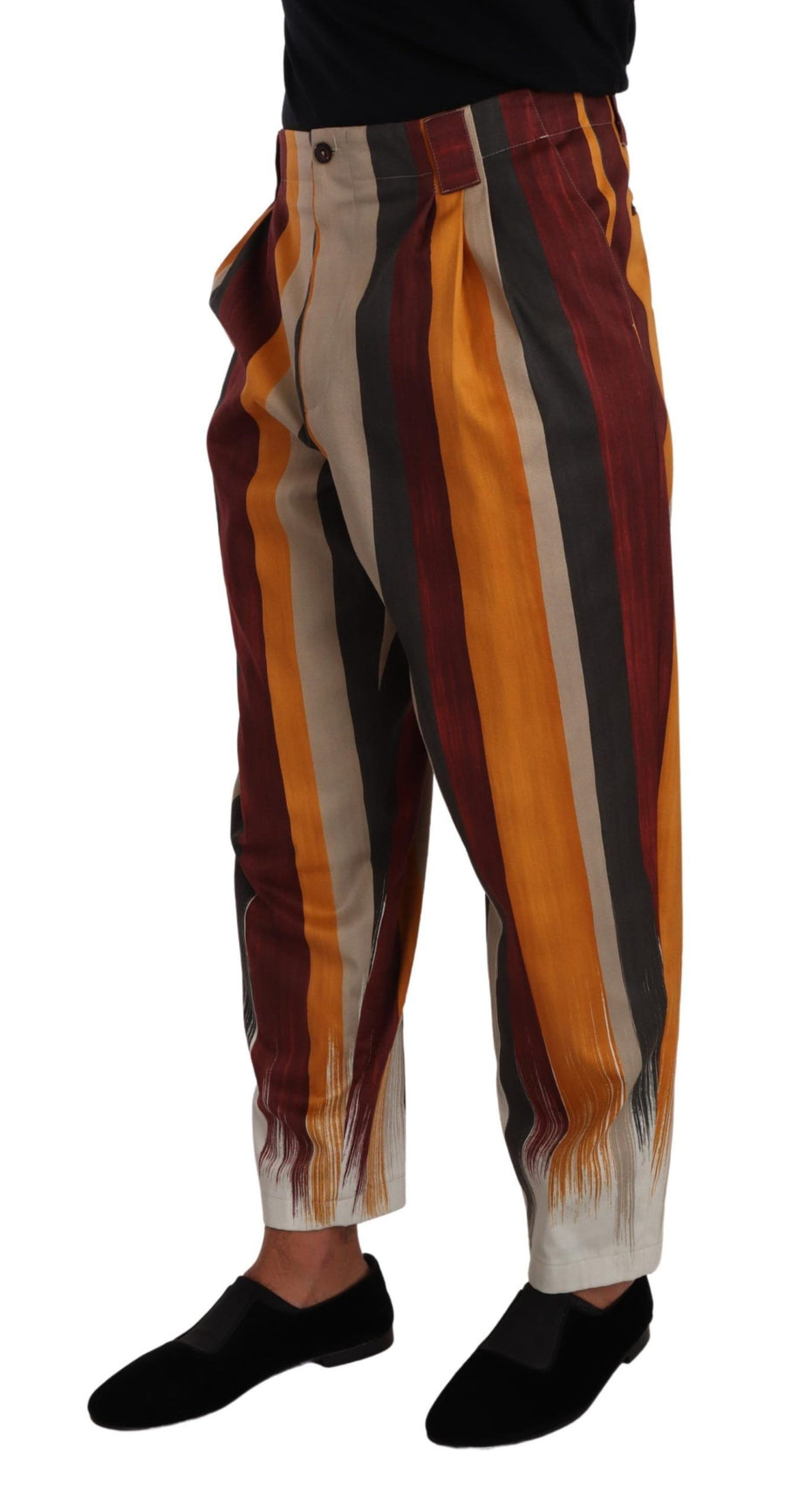 Dolce & Gabbana 58% Flax trousers in multicolor