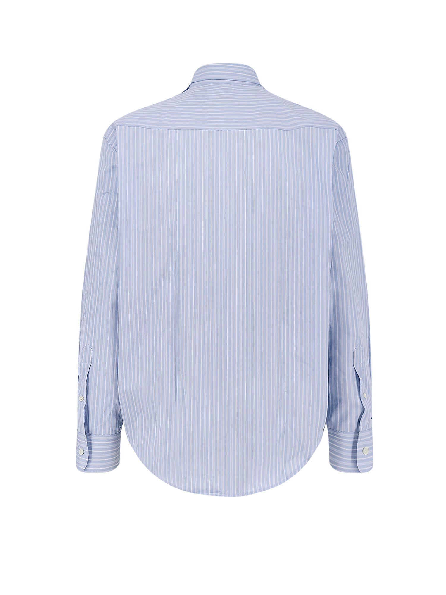 Ami Paris Shirts Bleu Cachemire/ Blanc Cotone