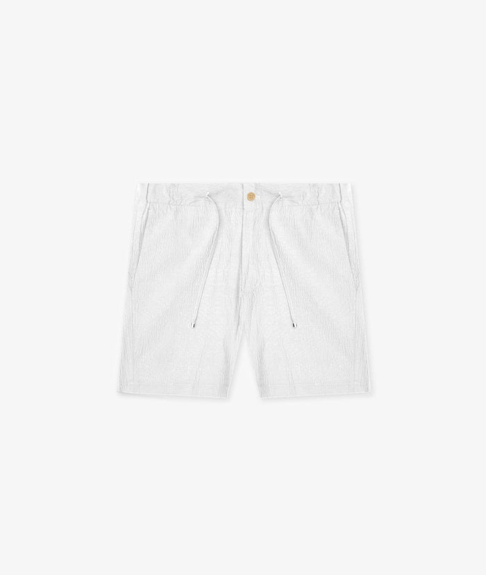 Emerald Bermuda Shorts White