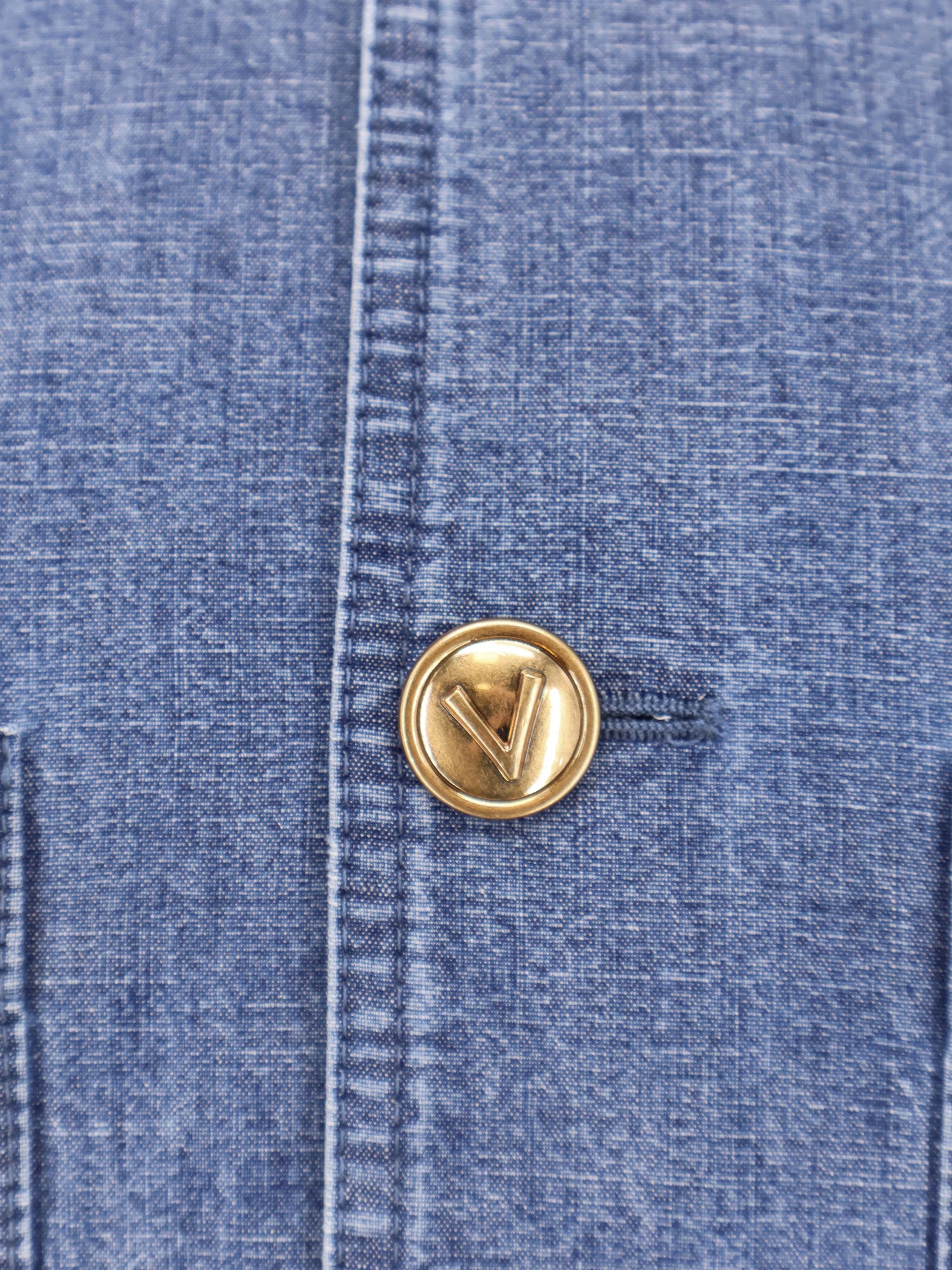Valentino Jackets Medium Blue Denim Cotone