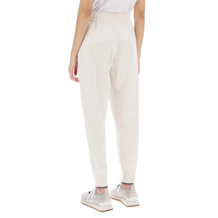 Cashmere Jogging Pants White