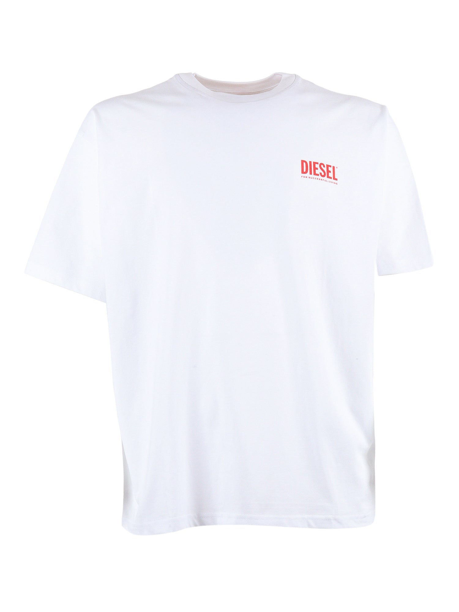 T-shirts White Cotton Short Sleeves T-shirt