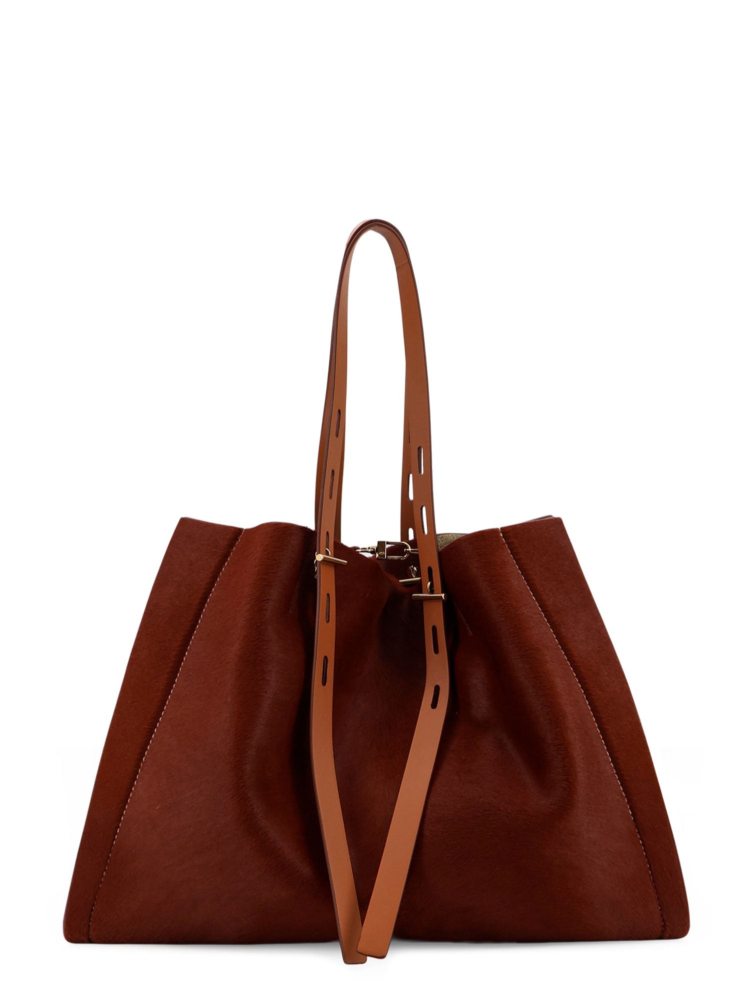 MINOBOSSI Bags Leather Brown Pelle