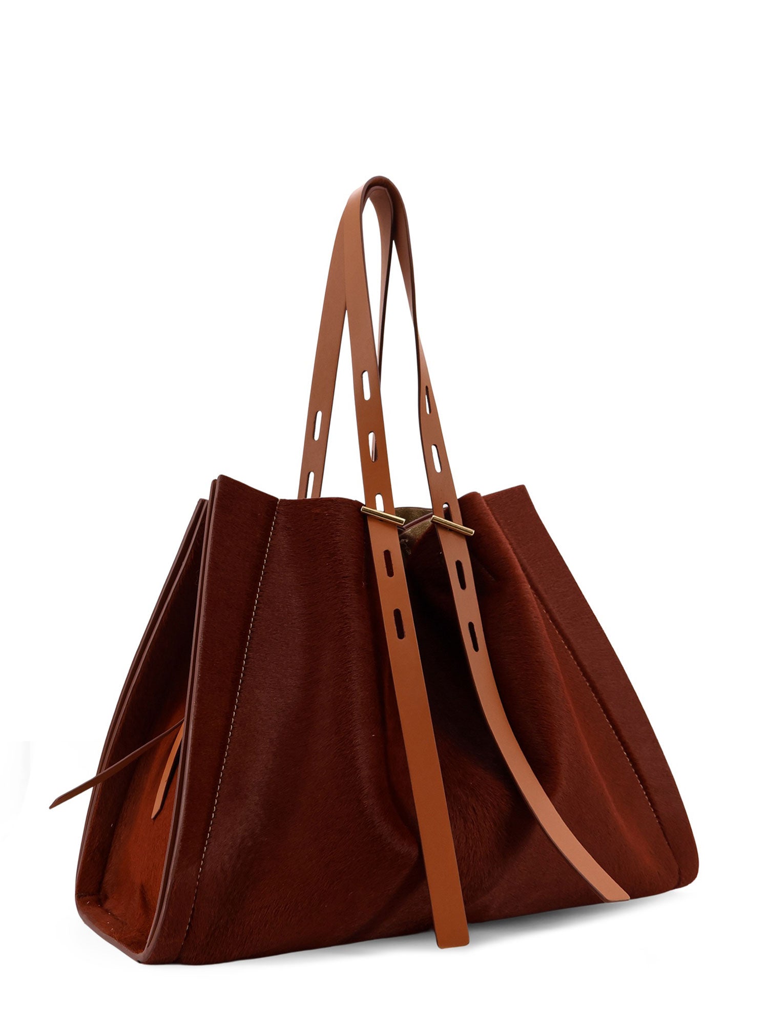 MINOBOSSI Bags Leather Brown Pelle