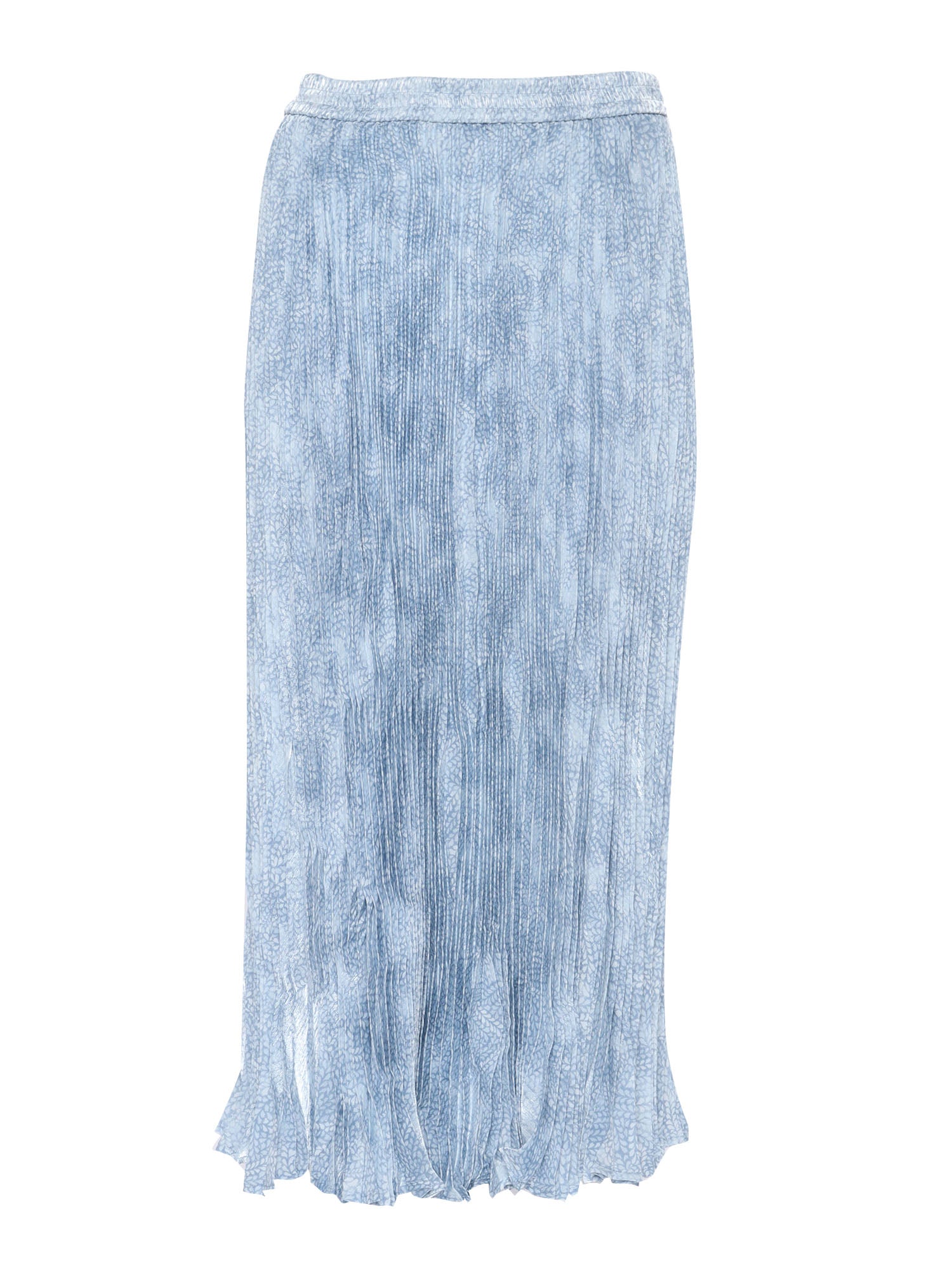 Petal midi skirt Blue Polyester