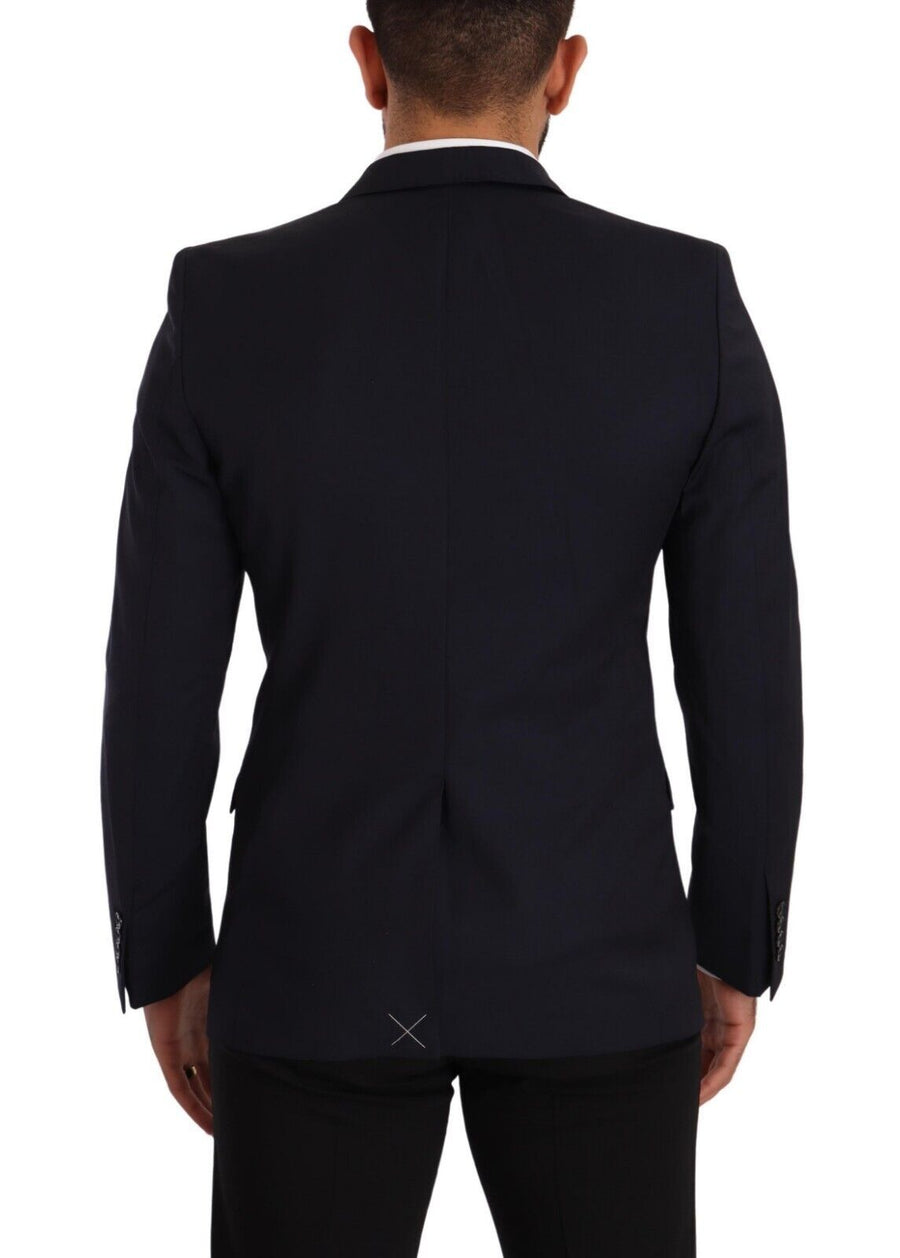 Dolce & Gabbana 98% Virgin Wool 2% Elastane blazer in navy