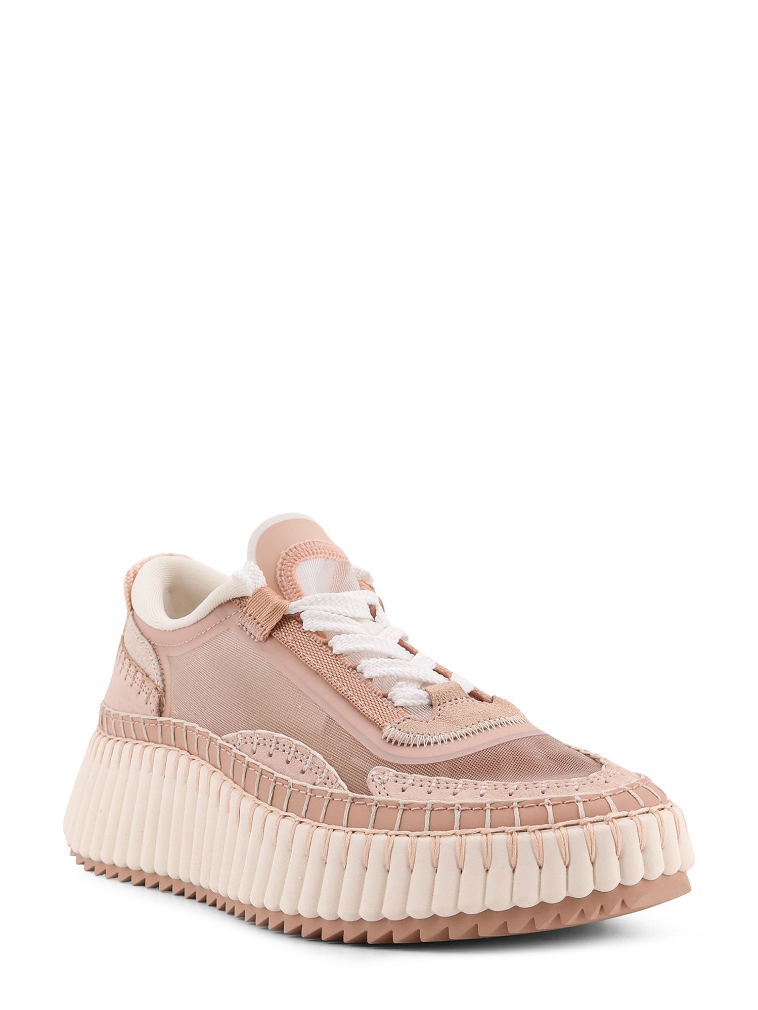 Chloè Sneakers Blushy Beige Nylon/gomma