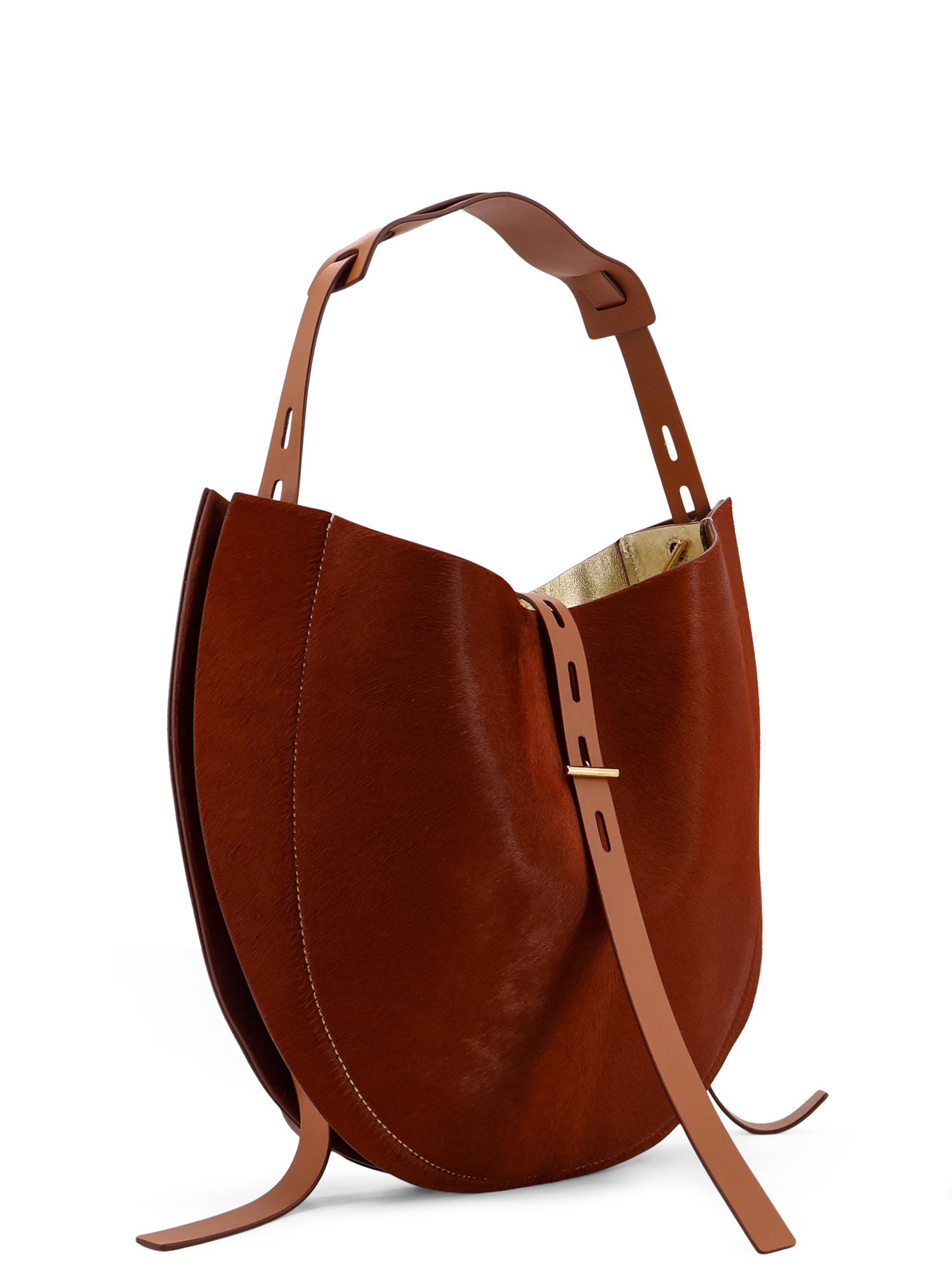 MINOBOSSI Bags Leather Brown Pelle