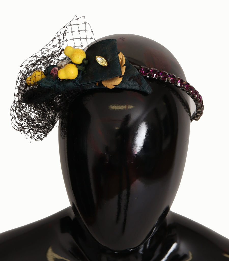 Dolce & Gabbana 6% Acrylic headband in black