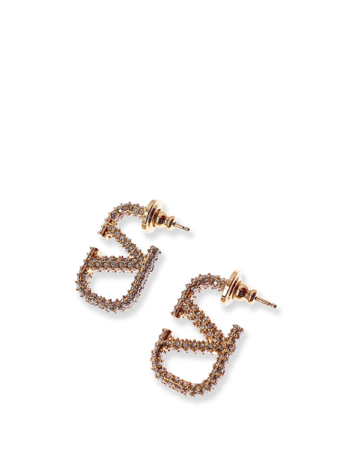 Valentino Garavani Bijoux Oro 18/crystal Silver Shade Metallo