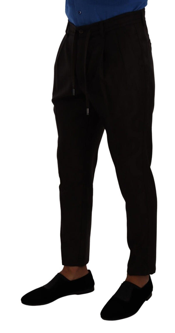 Dolce & Gabbana 100% Virgin Wool trousers in black