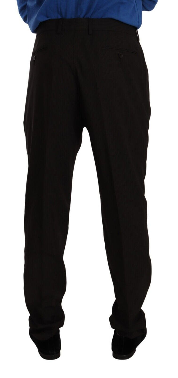 Dolce & Gabbana 97% Virgin Wool trousers in black