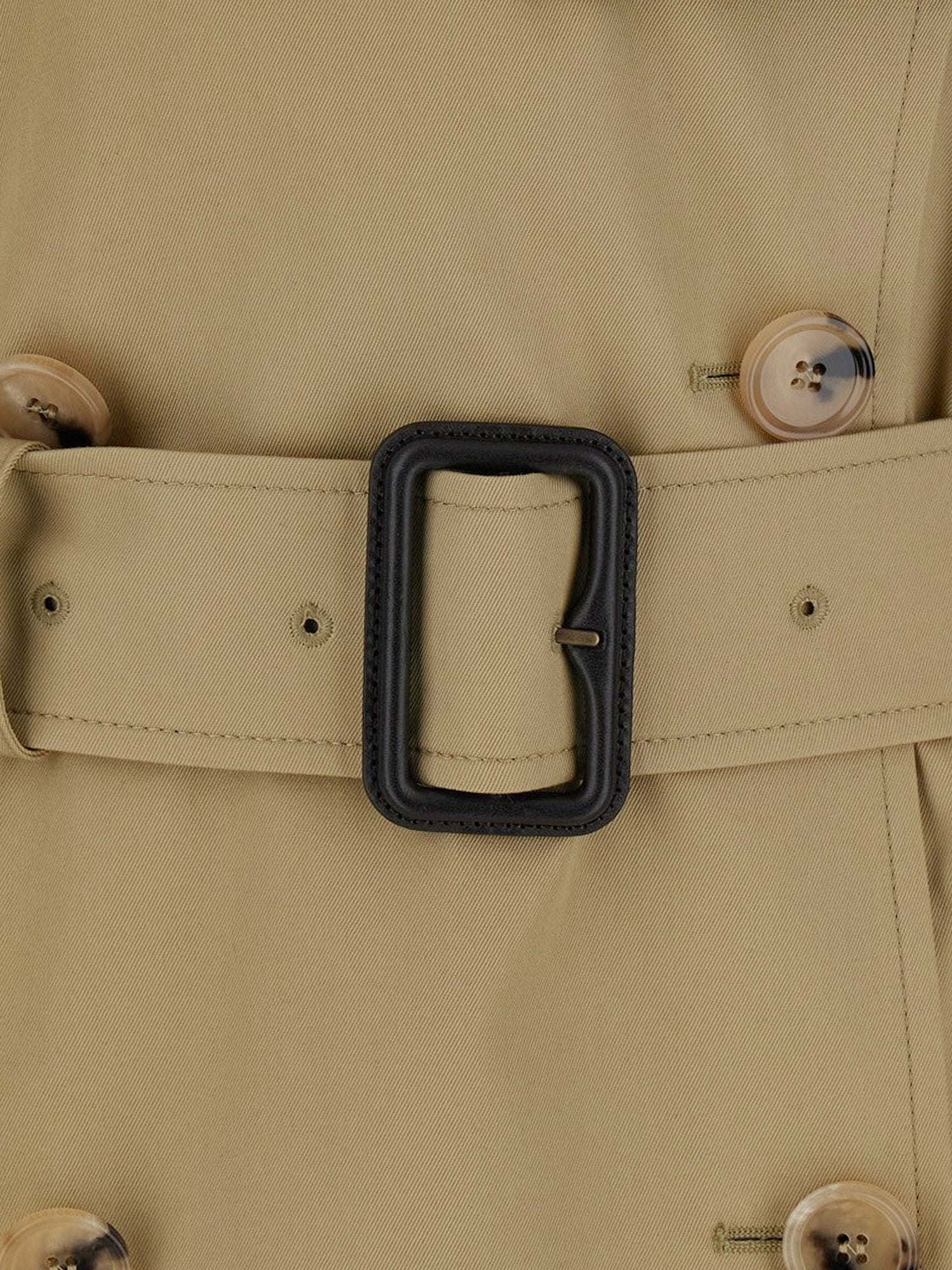 Burberry Coats Beige Cotone