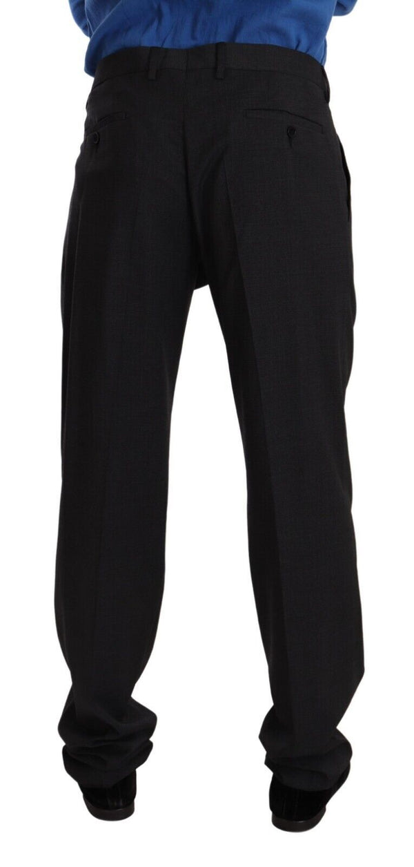 Dolce & Gabbana 54% Polyester trousers in gray