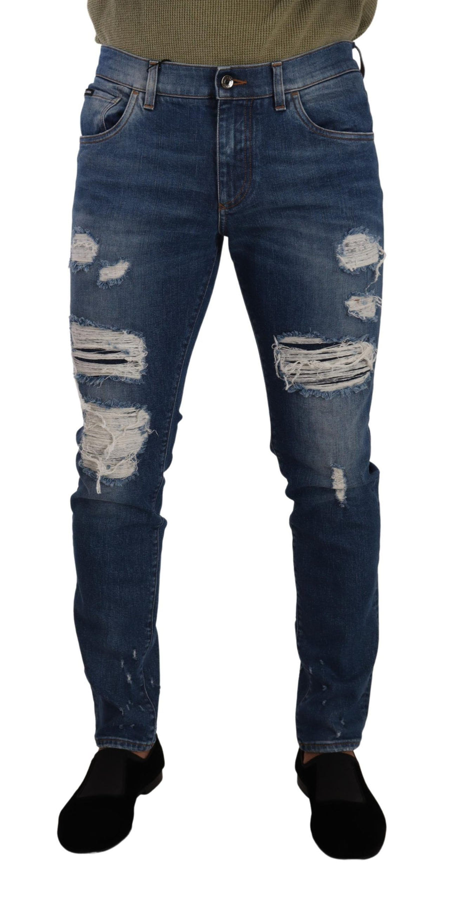 Dolce & Gabbana 98% Cotton jeans in blue