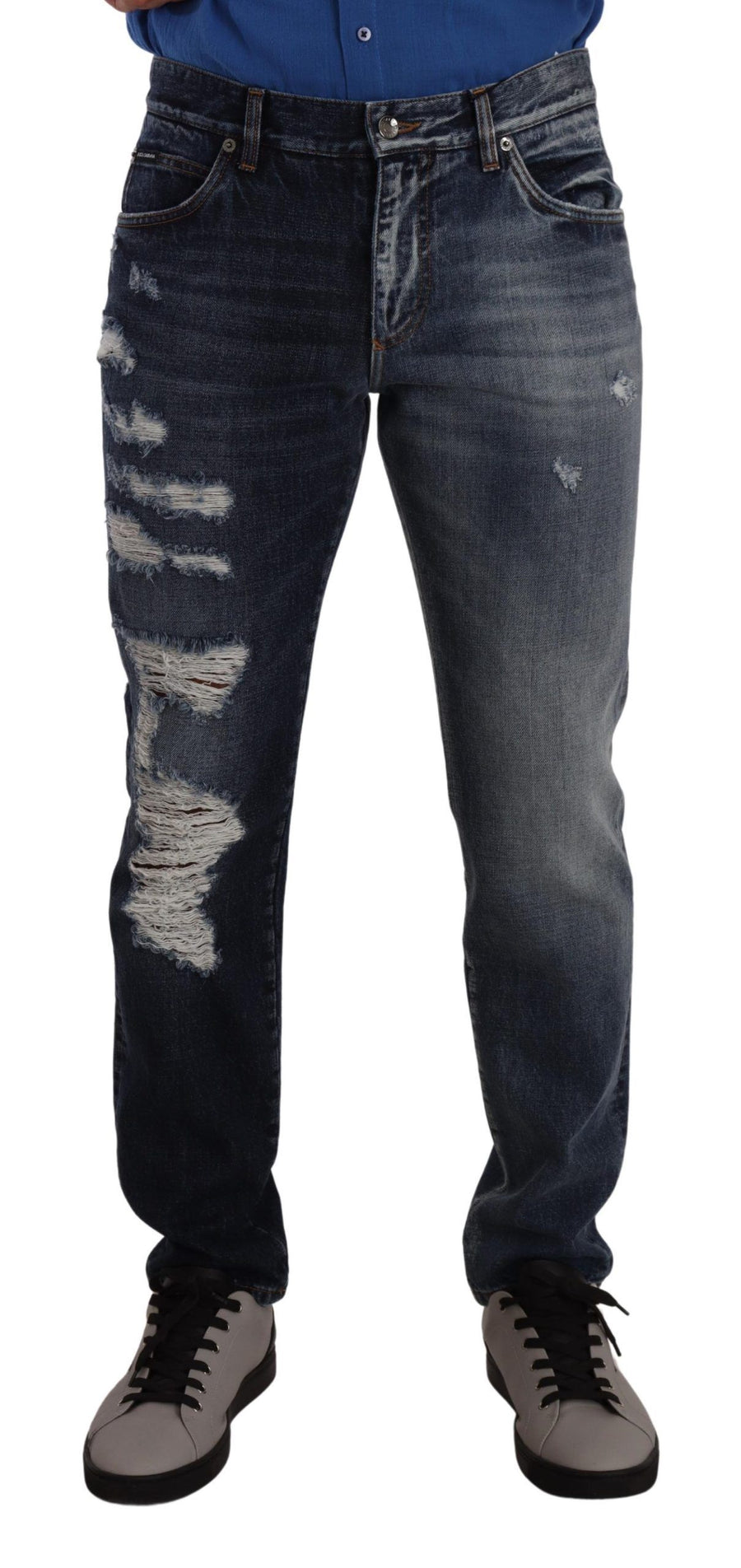 Dolce & Gabbana 100% Cotton jeans in blue