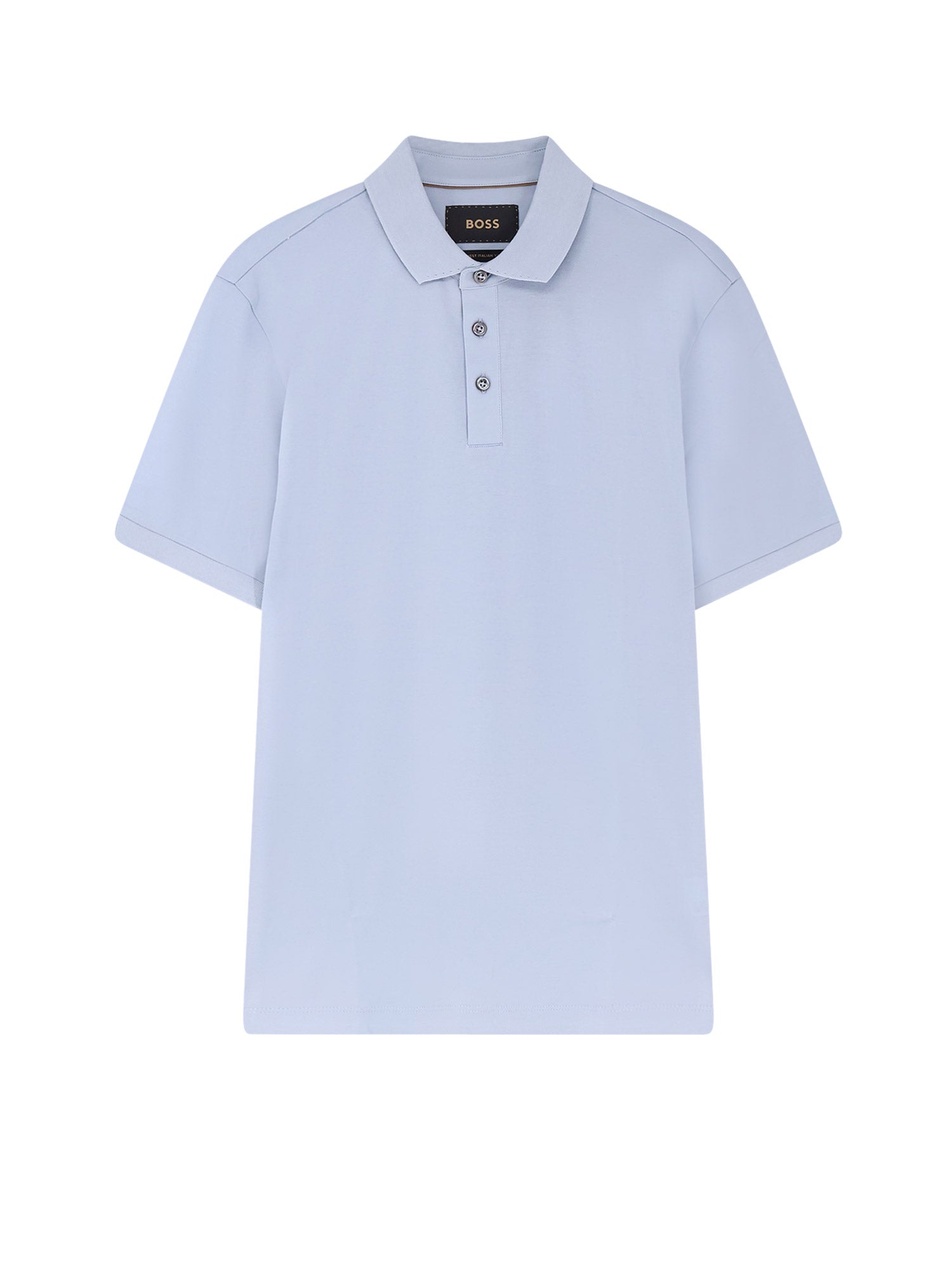 BOSS T-shirts and Polos Open Blue Cotone