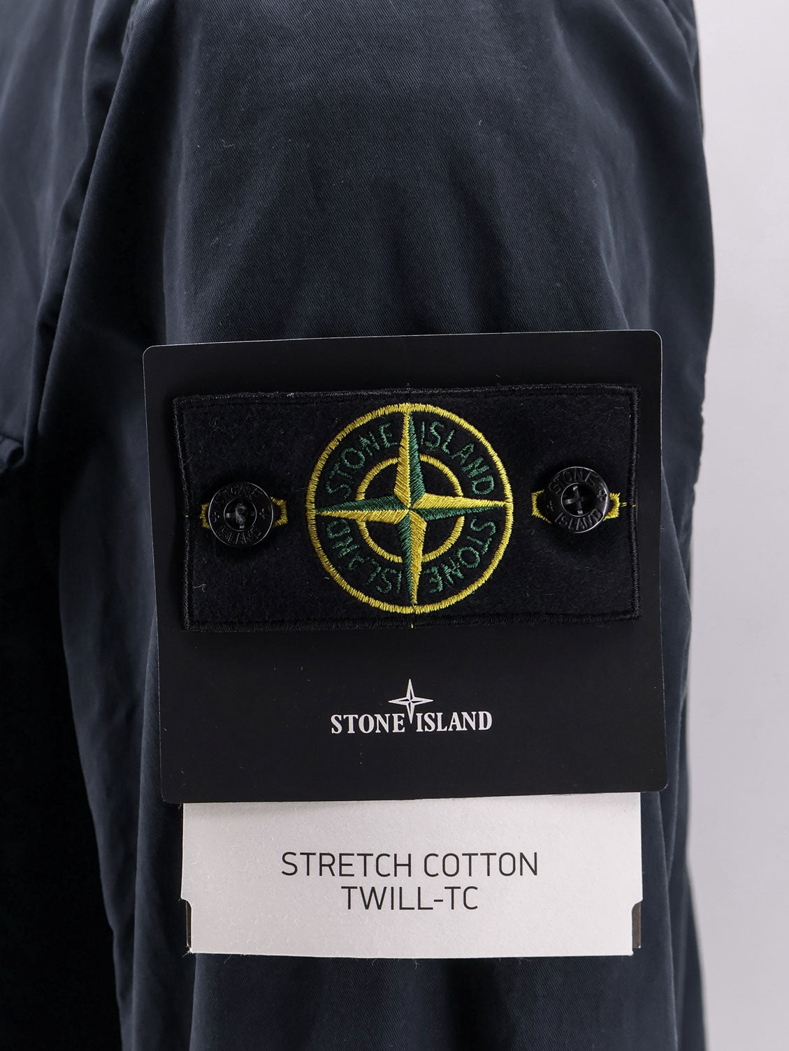Stone Island Jackets Blue Cotone Elastan