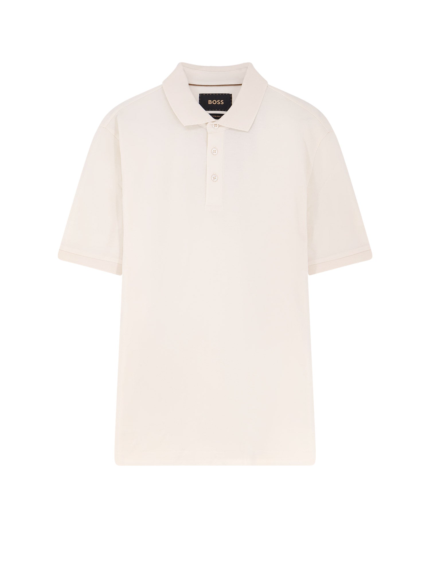 BOSS T-shirts and Polos Open White Cotone