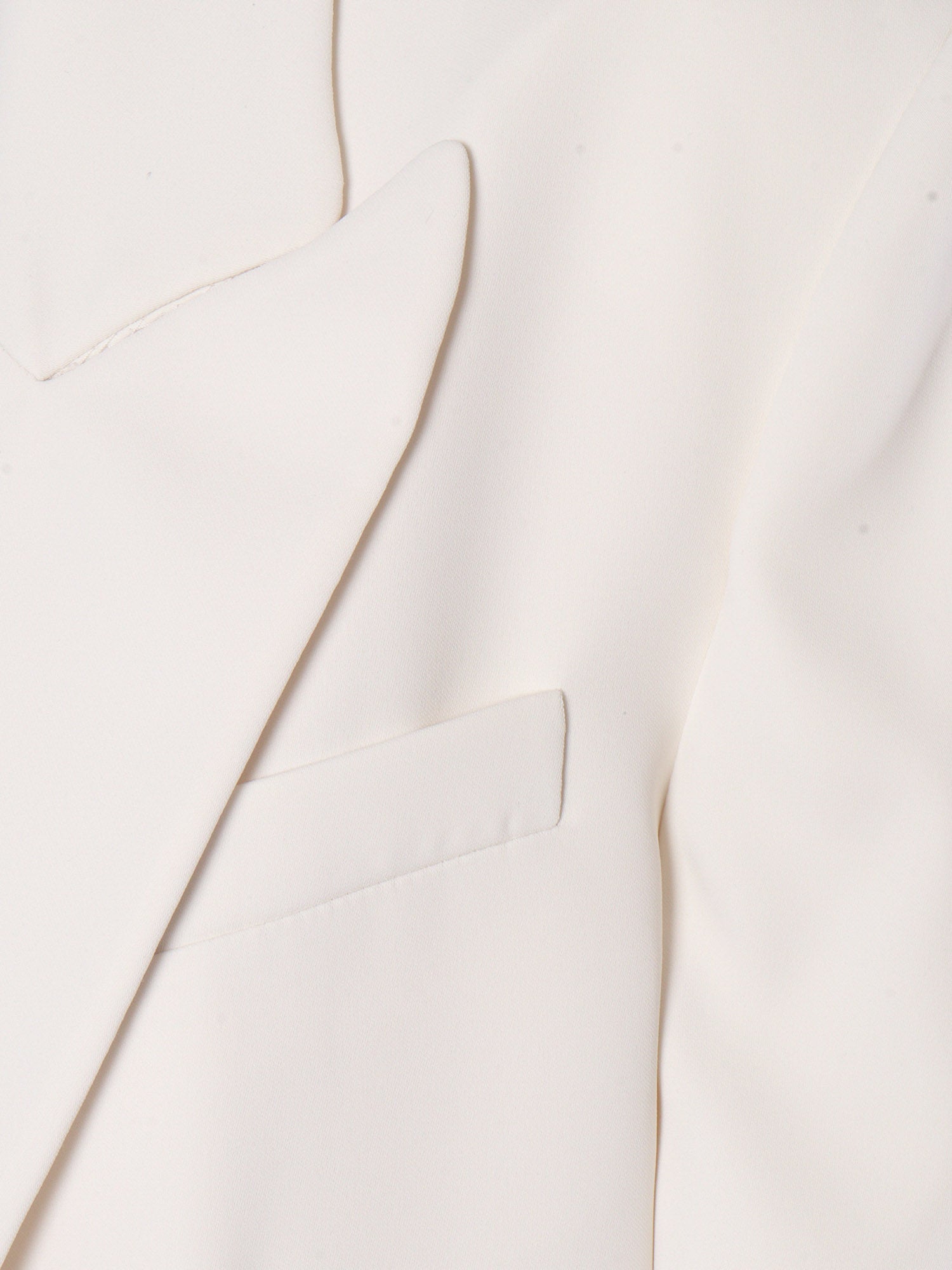 Cream colored blazer White Polyester Jacket