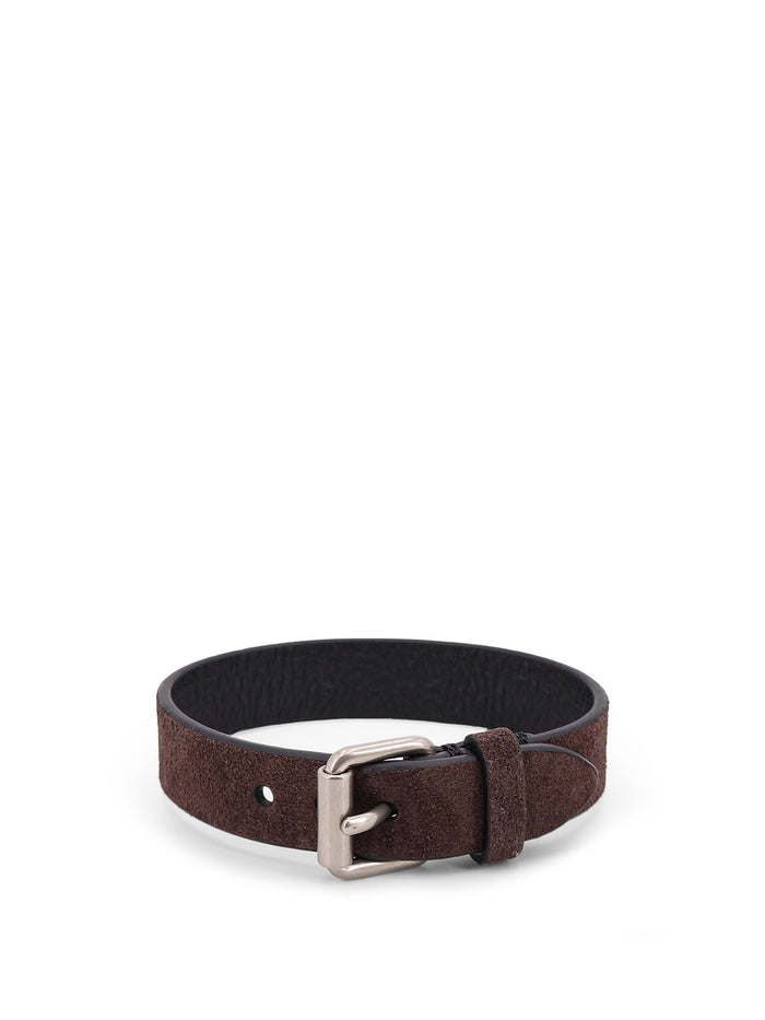 Valentino Garavani Bijoux Dark Brown Suede