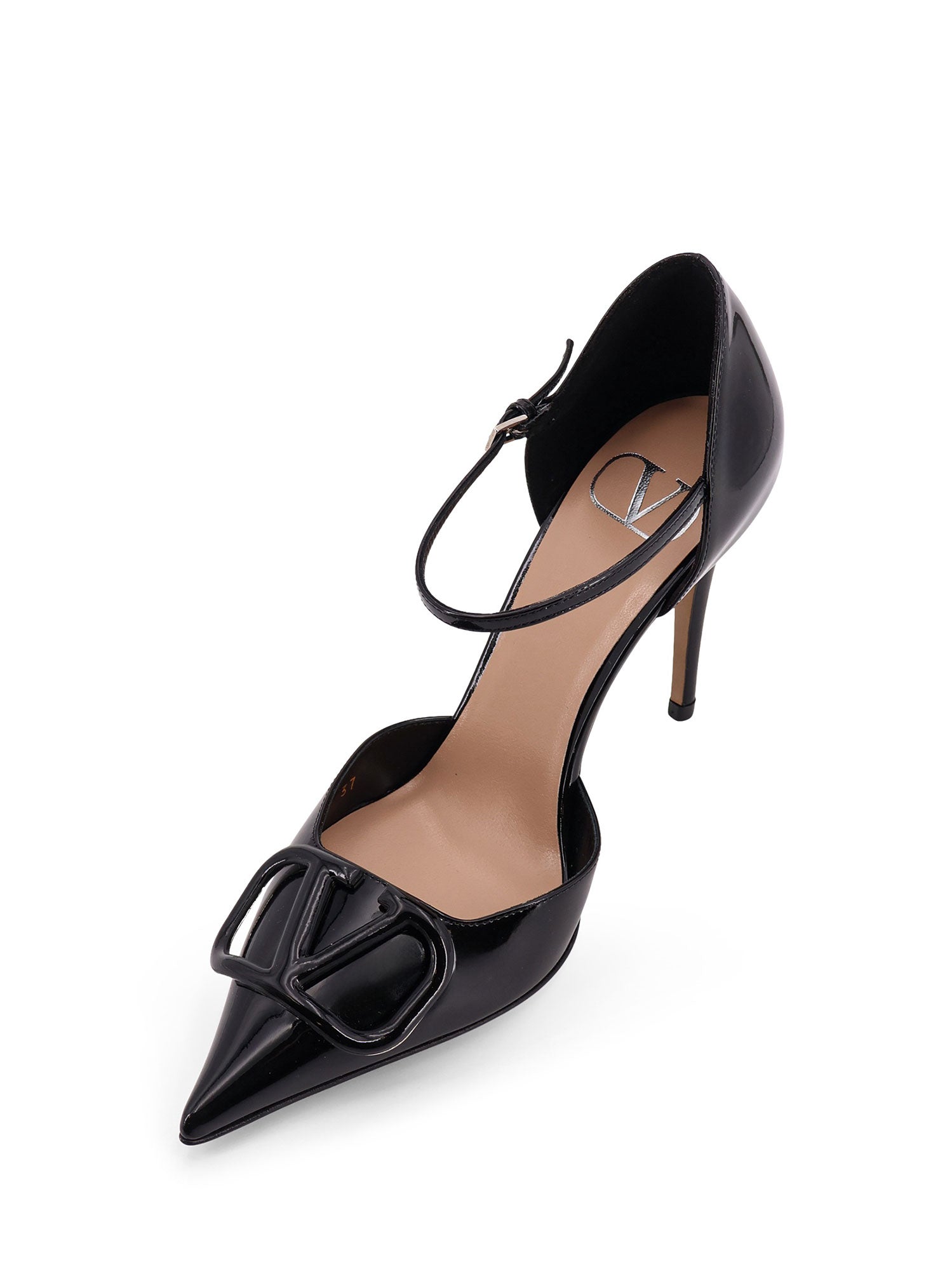 Valentino Garavani With Heel Black Pelle
