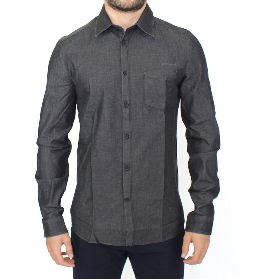 Ermanno Scervino 98% Cotton shirt in gray