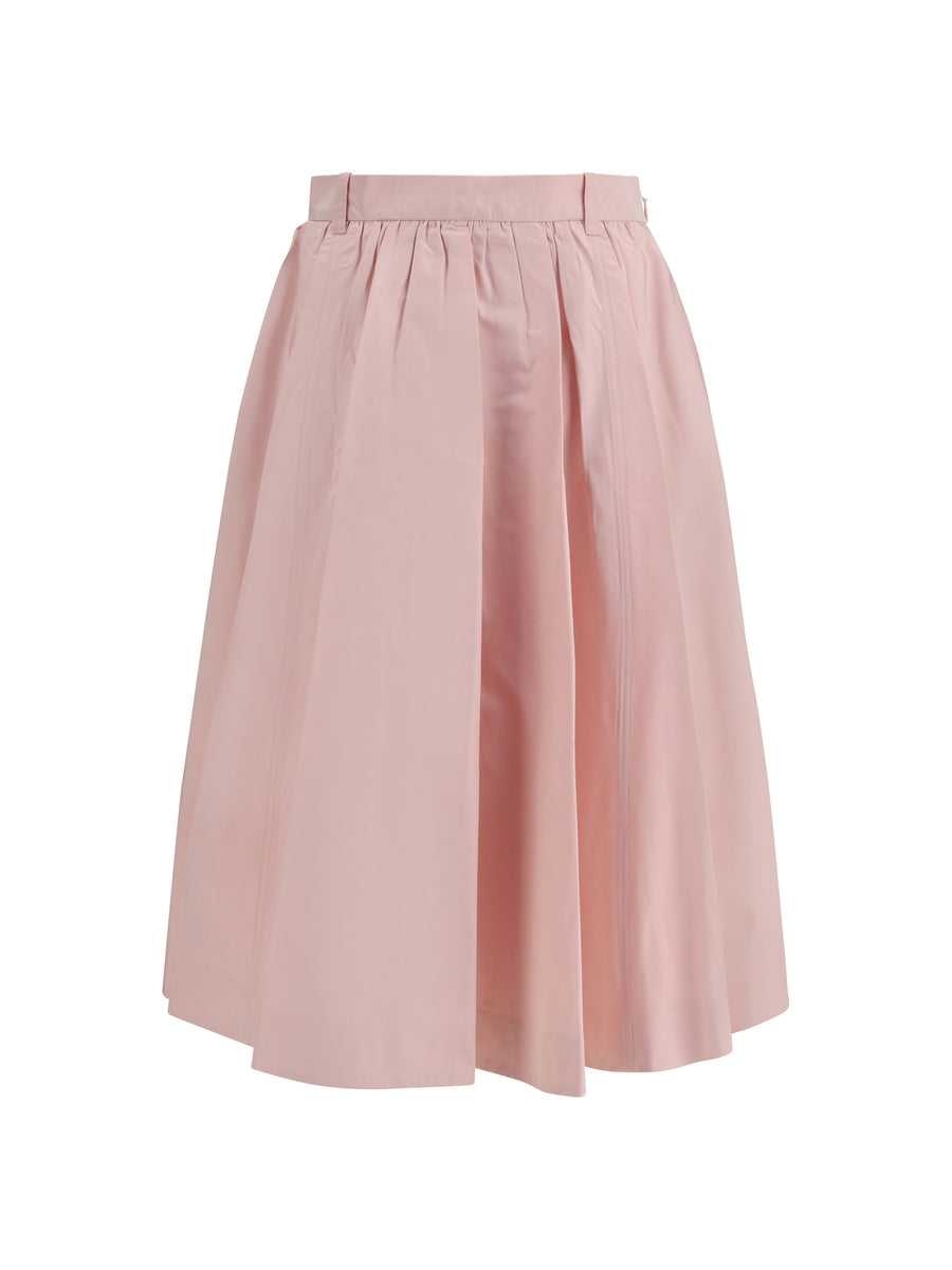 Prada 100% Silk skirt in pink