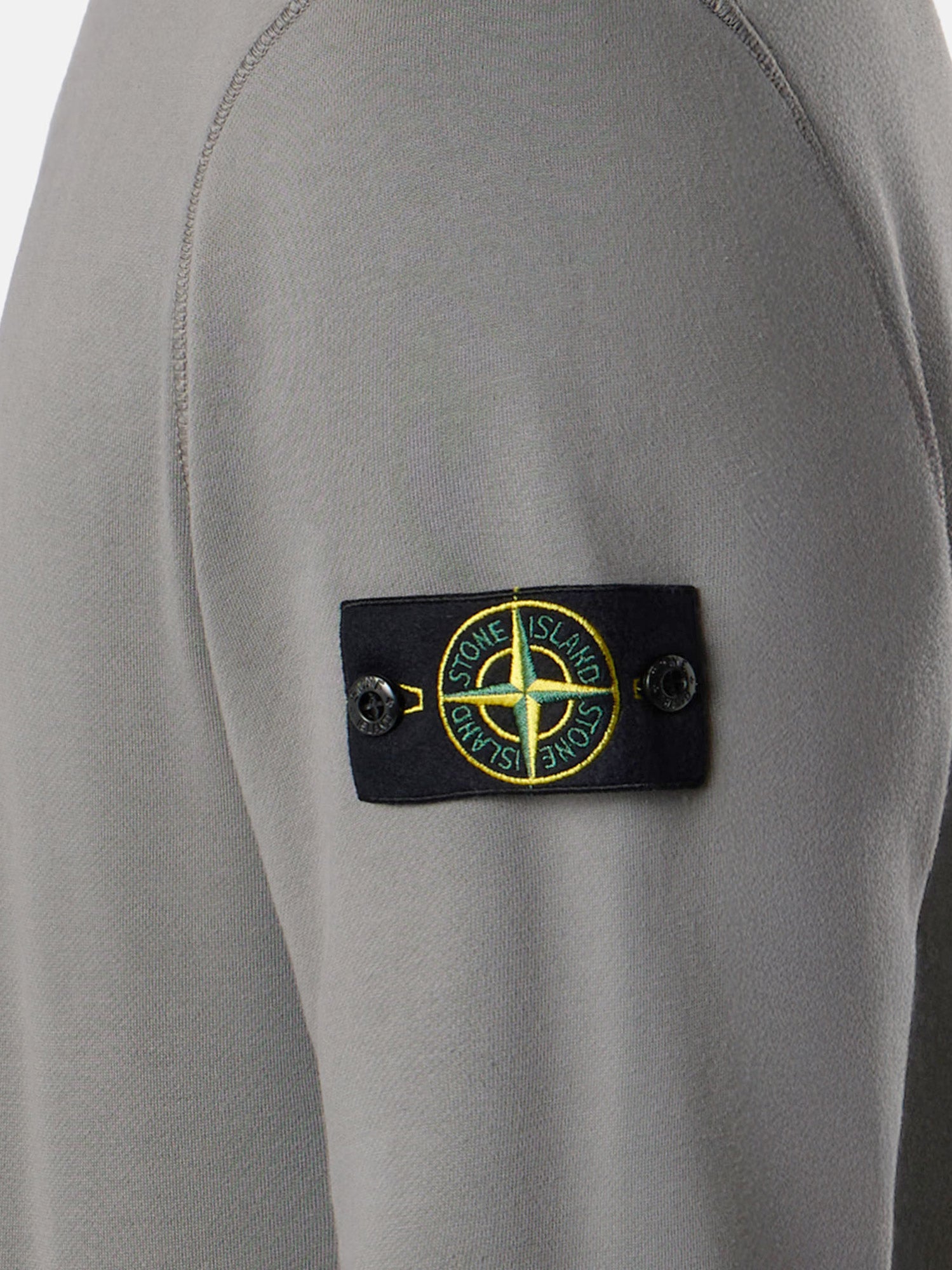 Stone Island Sweaters Charcoal Cotone Organico