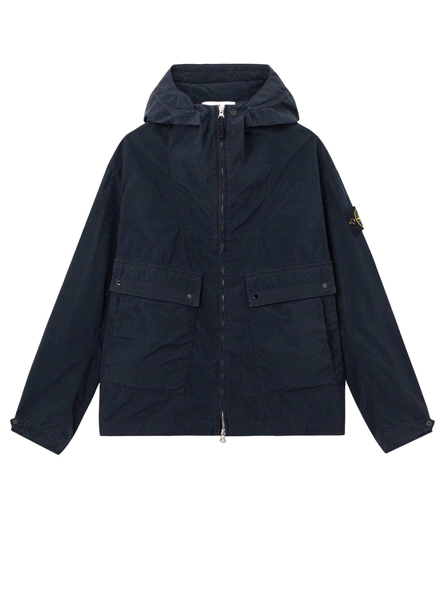 Stone Island Jackets Navy Blue Poliestere Elastomultiester