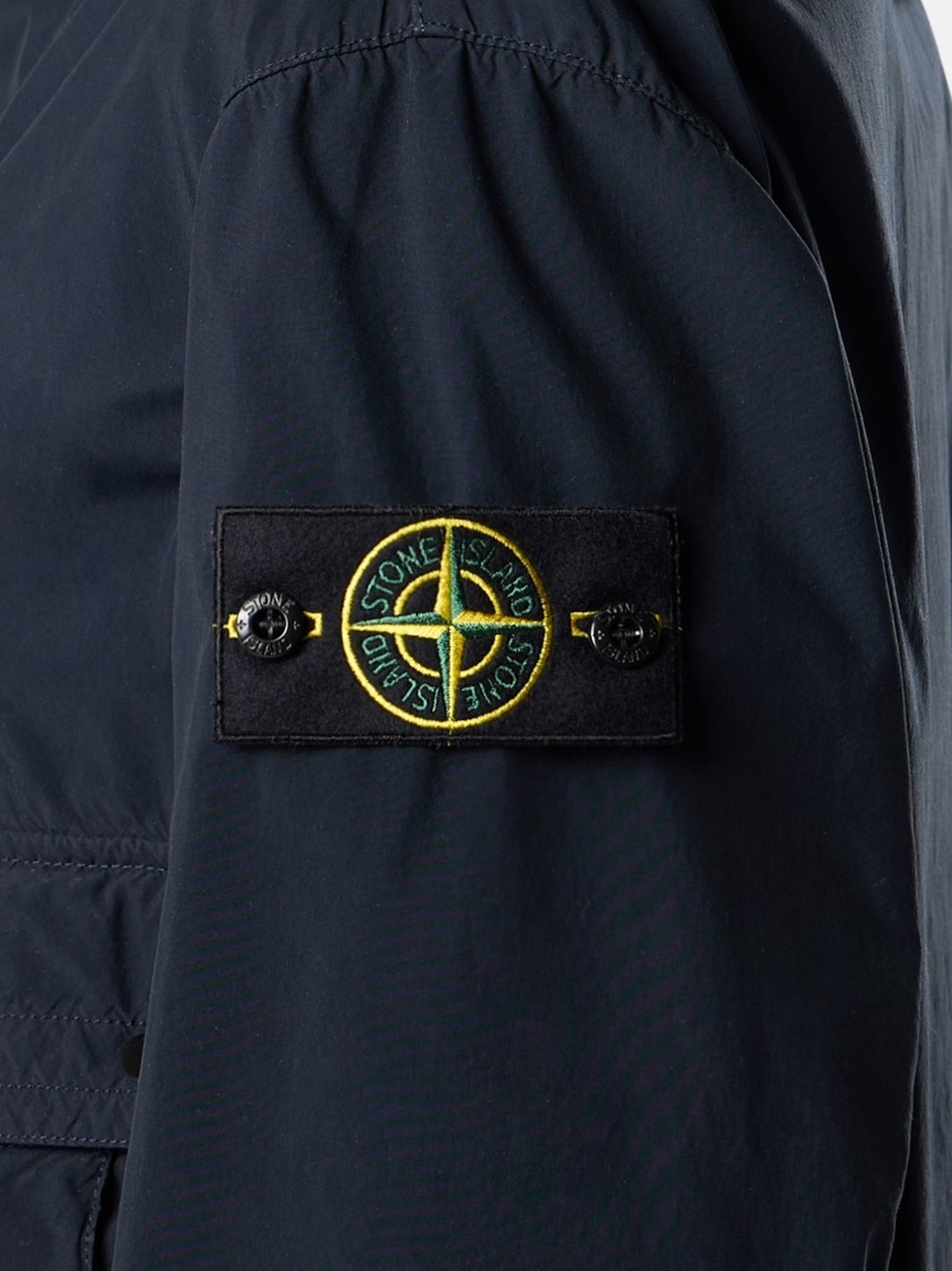 Stone Island Jackets Navy Blue Poliestere Elastomultiester